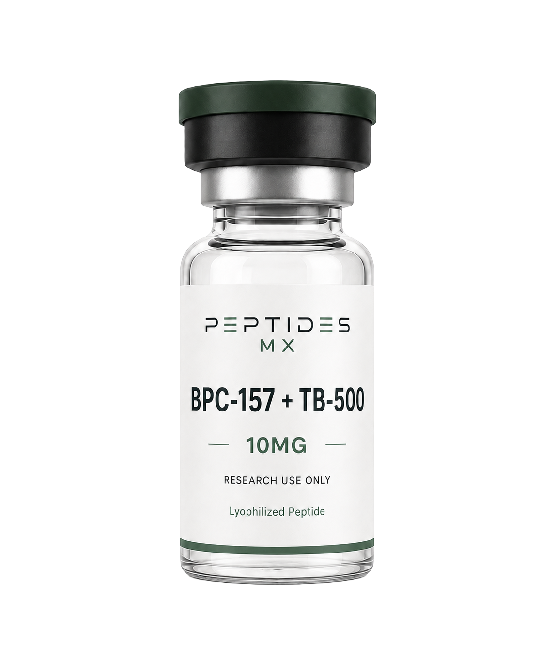 Vial de BPC-157 + TB-500 10mg de Peptides MX