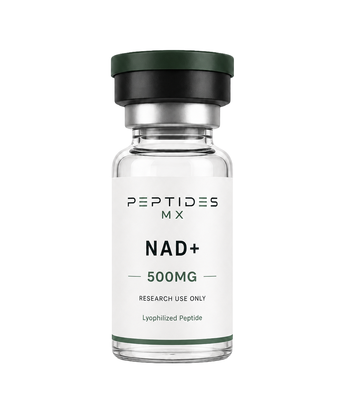 Vial de NAD+ 500mg de Peptides MX